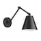 Z-Lite Regent Wall Sconce, 1-Light, 7.5 In.W x 26 In.L x 7.5 In.H, Matte Black/Matte Black 347S-MB - alternate 8